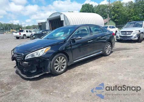 2016 Hyundai Sonata Limited z USA, uszkodzony, nr VIN 5NPE34AFXGH261673
